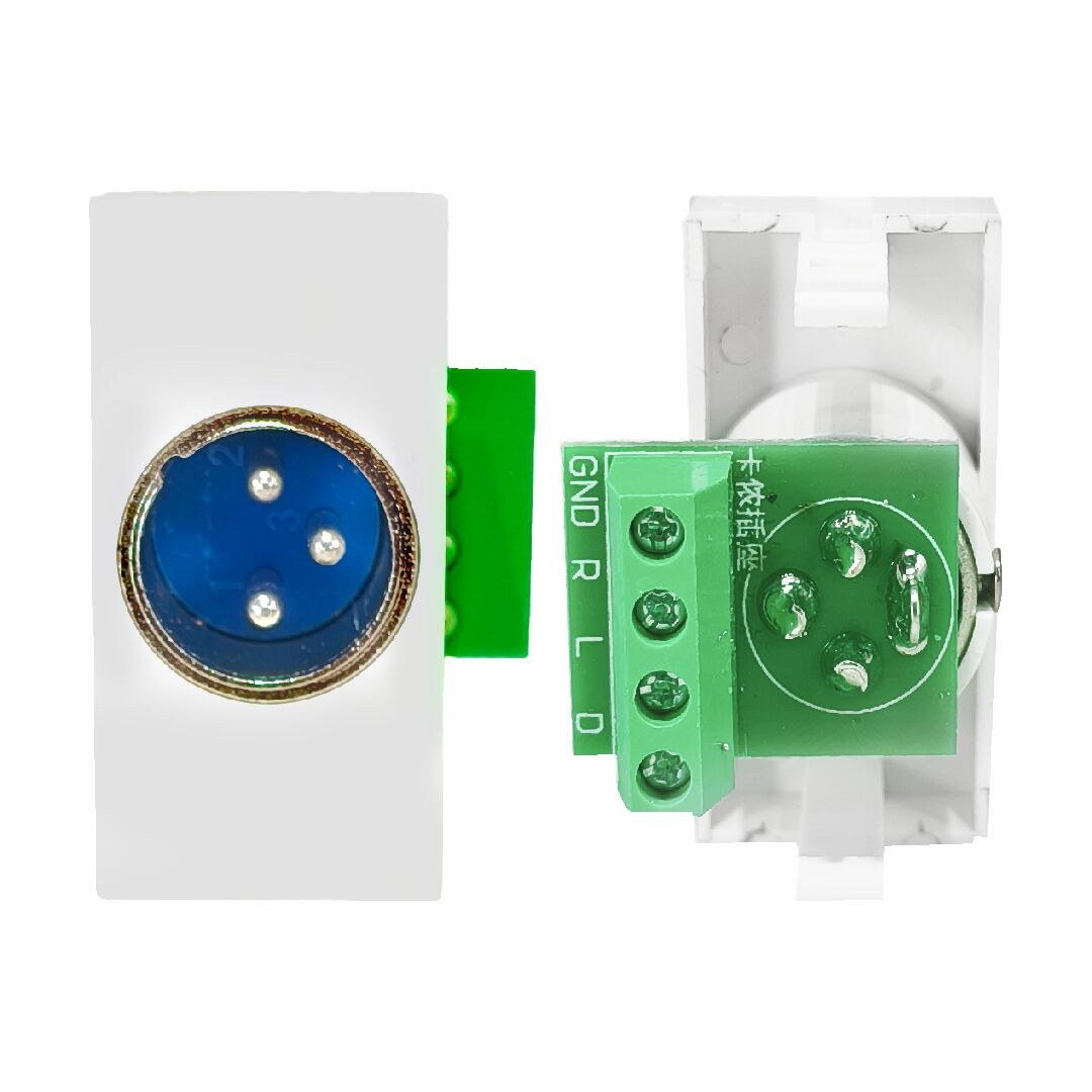 MX 7272 3-Pin XLR Male Connectors – Professional 45x45mm Modular Audio Interface