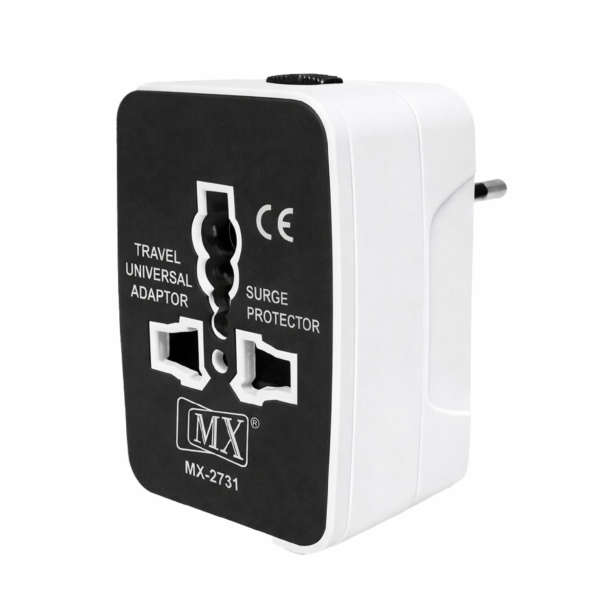 MX Universal Travel Adapter, Worldwide All over 150 International Countries with LED & Child Safety Shutter-Universal Socket Compatible in UK, Europe, USA, Australia, China, Japan & Thailand Red